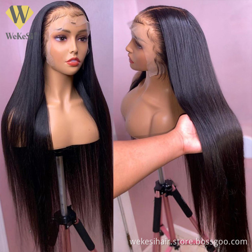 WKS HD glueless blonde human hair full lace wig,HD wig vendor 100% natural brazilian human hair full lace wigs for black women